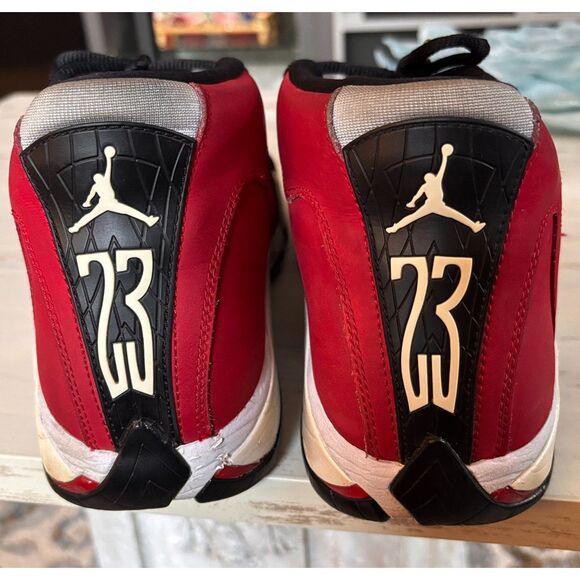 Air Jordan 14 Retro Gym Red Toro 487471-006 Sz 9.5